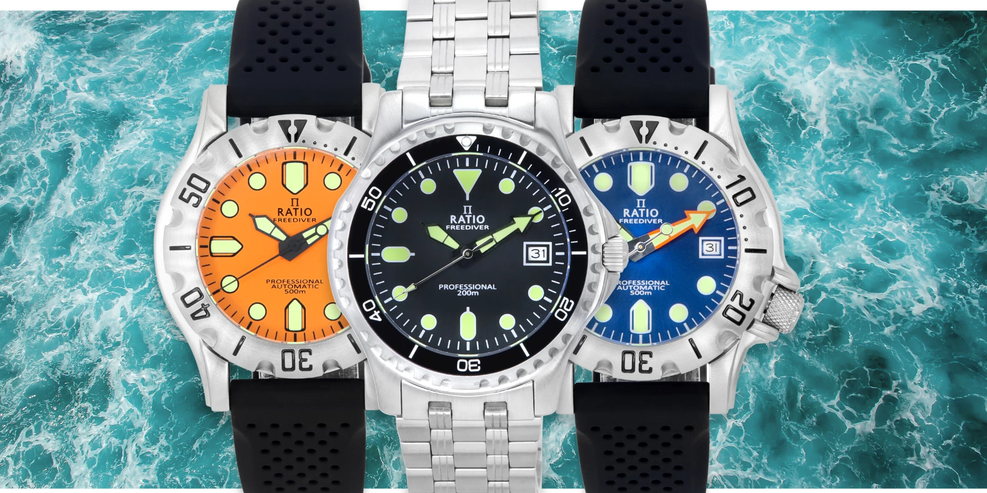 Three Featured Watches