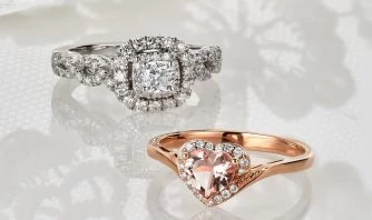 Say I Do Diamond Engagement Ring In 14K White Gold