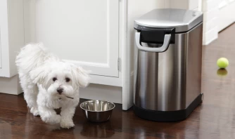 Keep Your Fur Baby's Kibble Fresh With Medium Pet Food Can